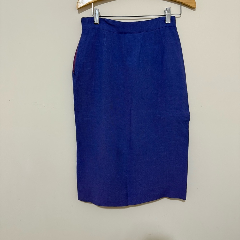 Dior Blue Midi Pencil Skirt for Cocktail
